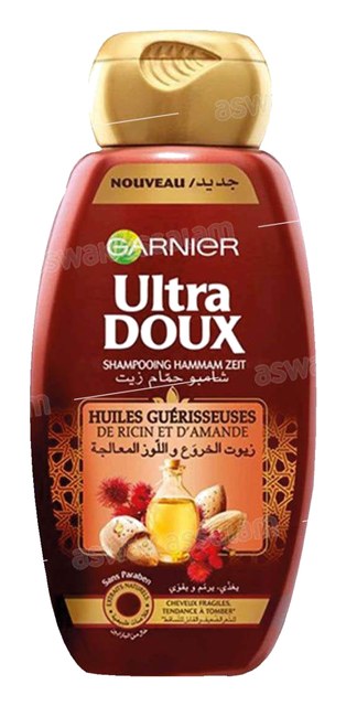 SHAMPOOING AMANDE ET RICIN 400ML ULTRA DOUX