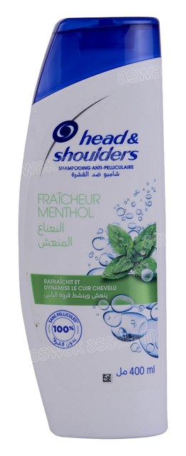 SHAMPOOING FRAICHEUR MENTHOL 400ML HEAD & SHOULDERS