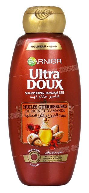 SHAMPOOING HUILE DE RICIN ET AMANDE 600ML ULTRA DOUX