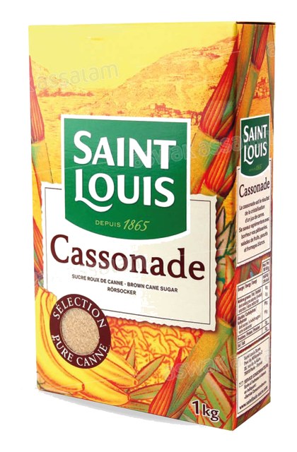 SUCRE ROUX CASSONADE 1KG SAINT LOUIS
