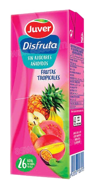 NECTAR TROPICAL SANS SUCRE 1L JUVER DISFRUTA