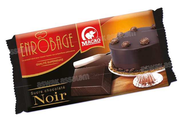 ENROBAGE SUCRE CHOCOLATE NOIR 1KG MACAO
