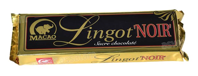 LINGOT NOIR SUCRE CHOCOLATE 900G MACAO
