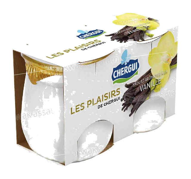 YAOURT BRASSE VANILLE 125G LES PLAISIRS DE CHERGUI