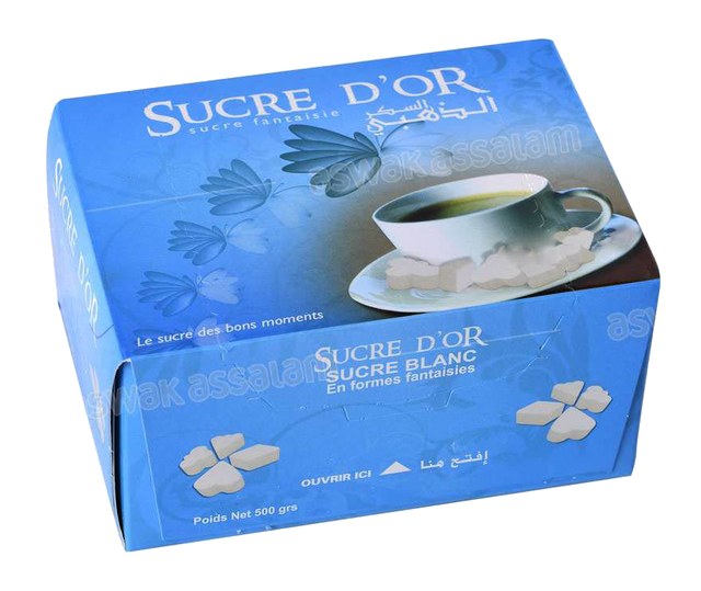 SUCRE BLANC EN FORMES FANTAISIES 500G SUCRE D’OR