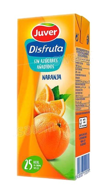 JUVER NECTAR ORANGE SANS SUCRE 200ML