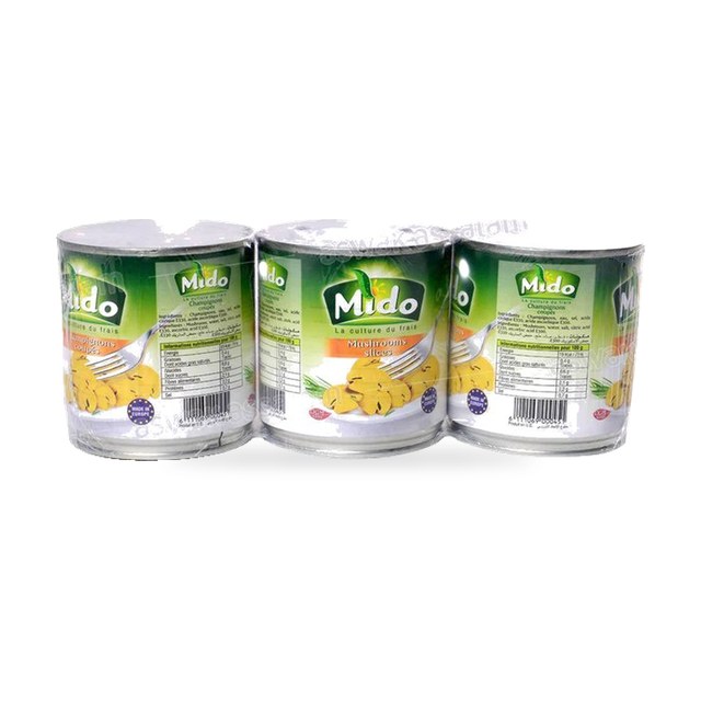 CHAMPIGNONS PIEDS & MORCEAUX  3*184G MIDO