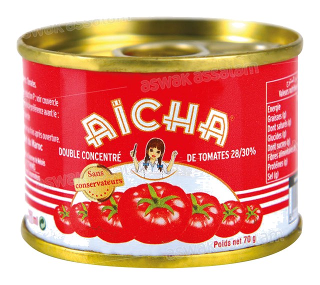 CONCENTRE DE TOMATE 70G AICHA