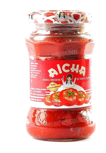 CONCENTRE DE TOMATE 72CL AICHA