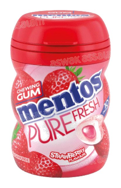 CHEWING-GUM SANS SUCRE PURE FRESH STRAWBERRY 87,5KG MENTOS
