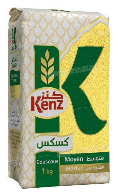 COUSCOUS MOYEN DE BLE DUR 1KG KENZ