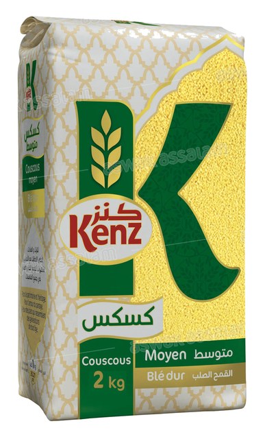 COUSCOUS MOYEN DE BLE DUR 2KG KENZ