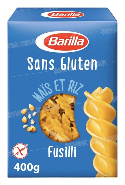 FUSILLI DE MAIS ET RIZ SANS GLUTEN 400G BARILLA