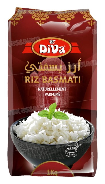 RIZ BASMATI 1KG DIVA