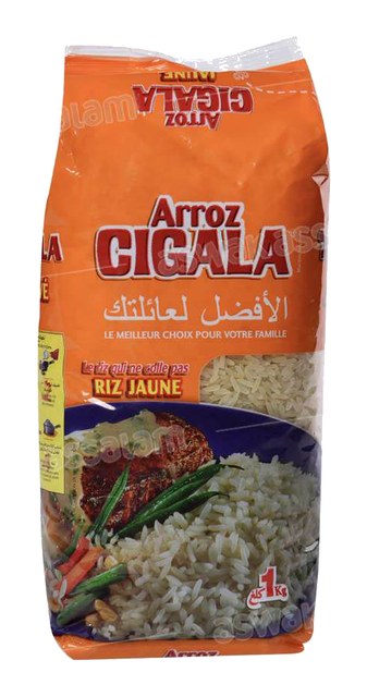RIZ JAUNE 1KG CIGALA