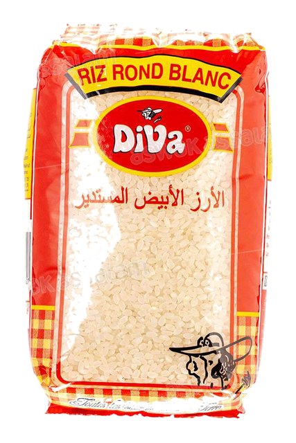 RIZ ROND BLANC 1KG DIVA
