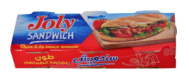 THON SANDWICH A LA SAUCE TOMATE 3*80G JOLY