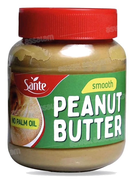 BEURRE DE CACAHUETES SMOOTH SANS HUILE DE PALME 350G SANTE