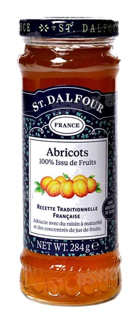 CONFITURE DABRICOTS SANS SUCRE 284G ST DALFOUR