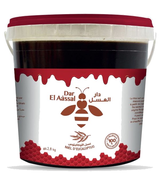 Miel d’eucalyptus 2,8kg – DAR EL AÂSSAL