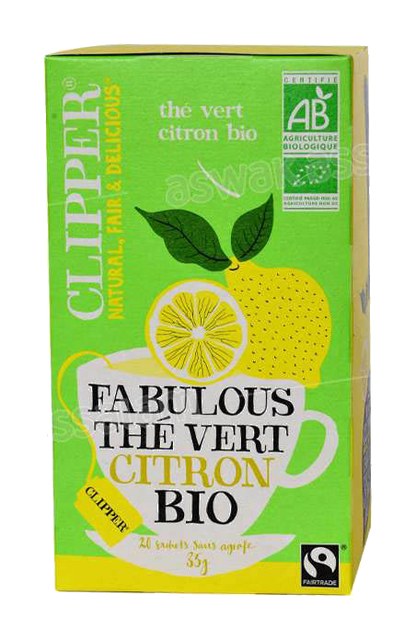 THE VERT FABULOUS AU CITRON BIO CLIPPER