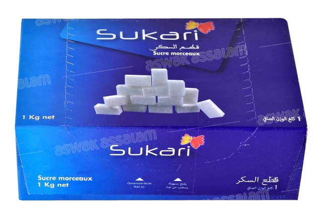 SUCRE EN MORCEAUX 1KG SUKARI