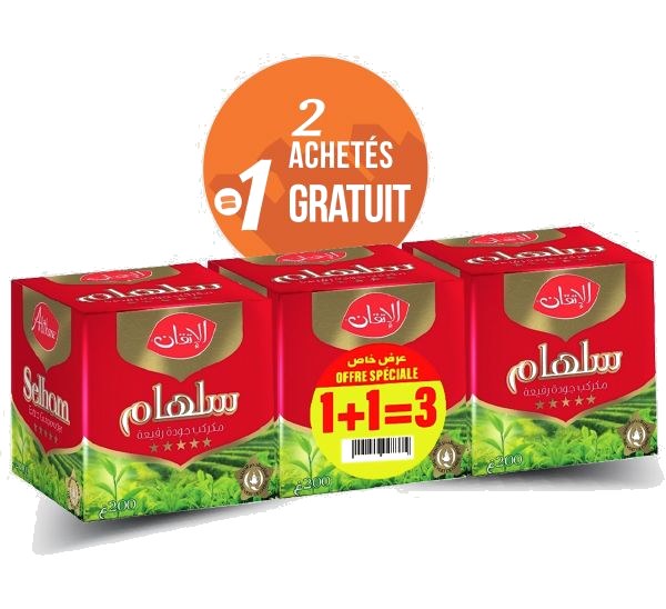 Lot de 3 thés verts en grains 200g – SELHAM