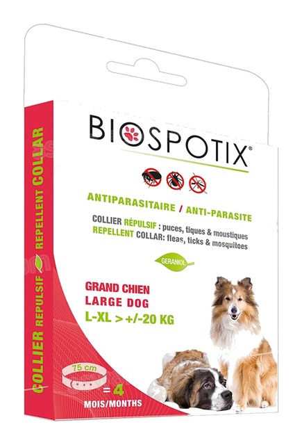 COLLIER REPULSIF 75CM POUR GRAND CHIEN XL BIOGANCE