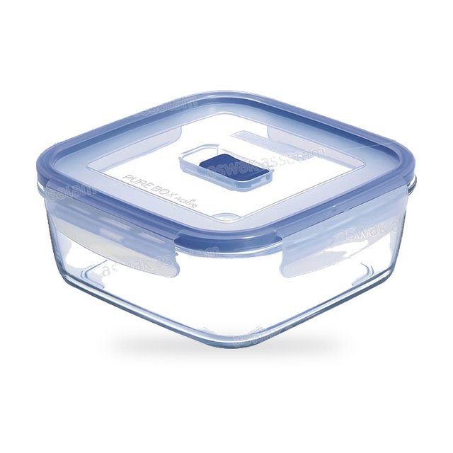 BOITE DE CONSERVATION CARREE EN VERRE 76CL PURE BOX LUMINARC