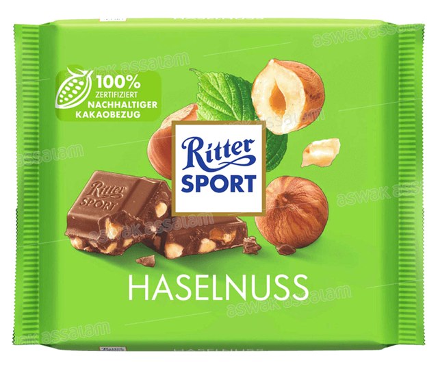 CHOCOLAT NOISETTES 100G RITTER SPORT