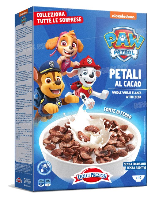 PETALES DE CEREALES AU CHOCOLAT PAW PATROL 300G DOLCI PREZIOSI