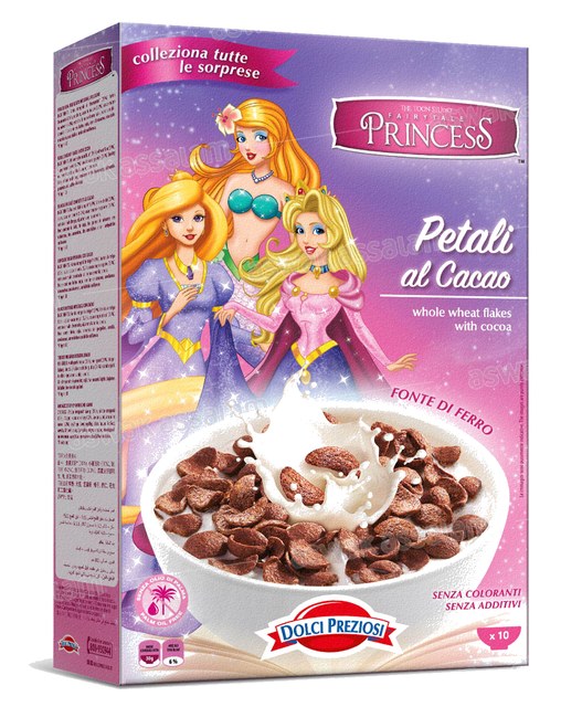 PETALES DE CEREALES AU CHOCOLAT PRINCESS 300G DOLCI PREZIOSI