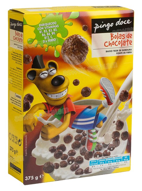 CEREALES BOULES DE CHOCOLAT 375G PINGO DOCE