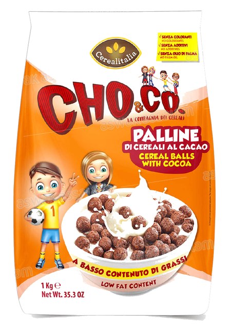 CEREALES BOULES DE CHOCOLAT 1KG CEREALITALIA