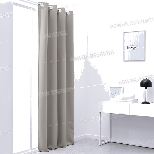 RIDEAU 140X240CM GRIS