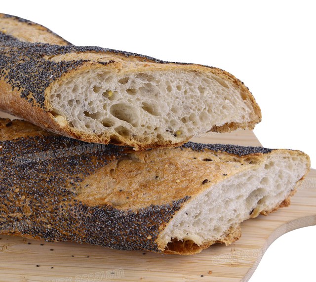 BAGUETTE A L’ANCIENNE AU PAVOT 250G