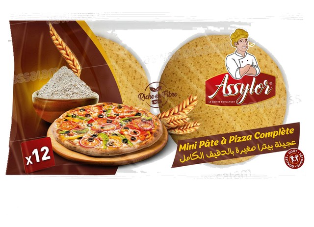 MINI PATE A PIZZA COMPLETE 12 UNITES 160G ASSYLOR