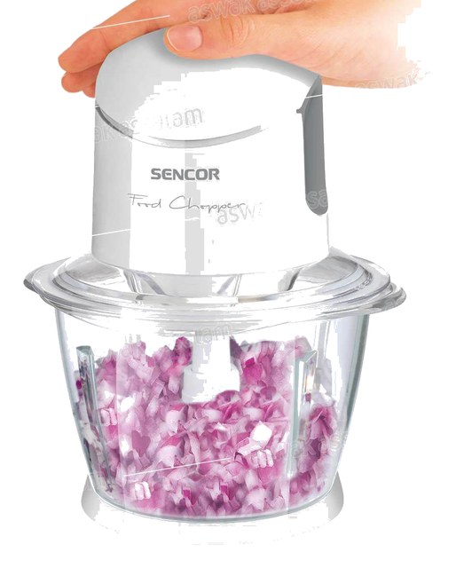 MINI HACHOIR SCB 5100WH BOL EN VERRE 1L 500W SENCOR