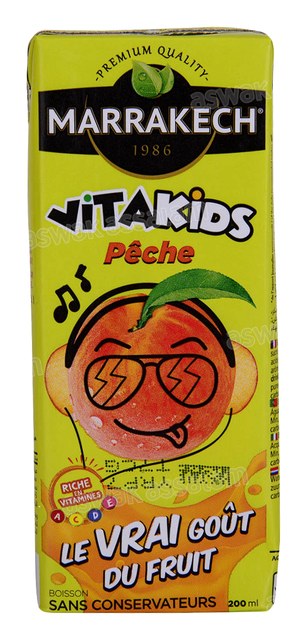 BOISSON PECHE VITAKIDS 200ML MARRAKECH
