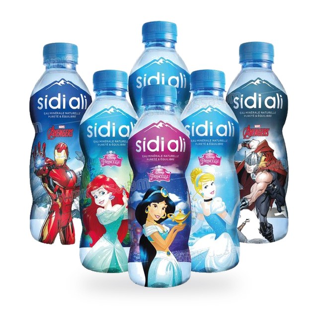 EAU MINERALE 33CL SIDI ALI DISNEY-MARVEL