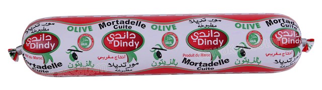 MORTADELLE AUX OLIVES 380G DINDY