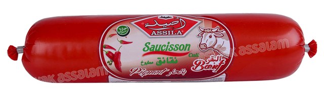 SAUCISSON DE BOEUF PIQUANT 350G ASSILA