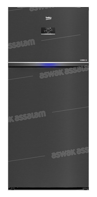 REFRIGERATEUR 650L A++ INOX NOIR RDNE700E40SXBR/RDNE710 BEKO