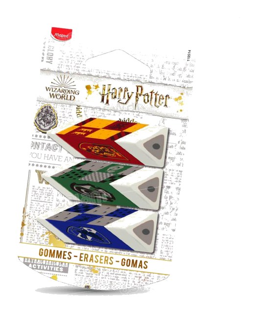 3 GOMMES FORME PYRAMIDE HARRY POTTER MAPED
