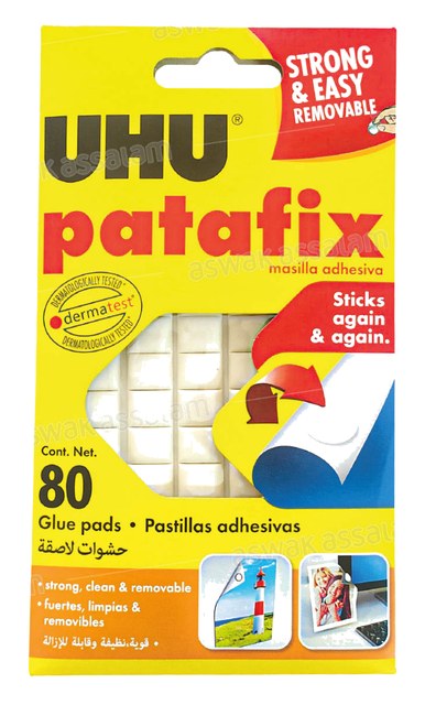 80 PASTILLES DE COLLE PATAFIX UHU