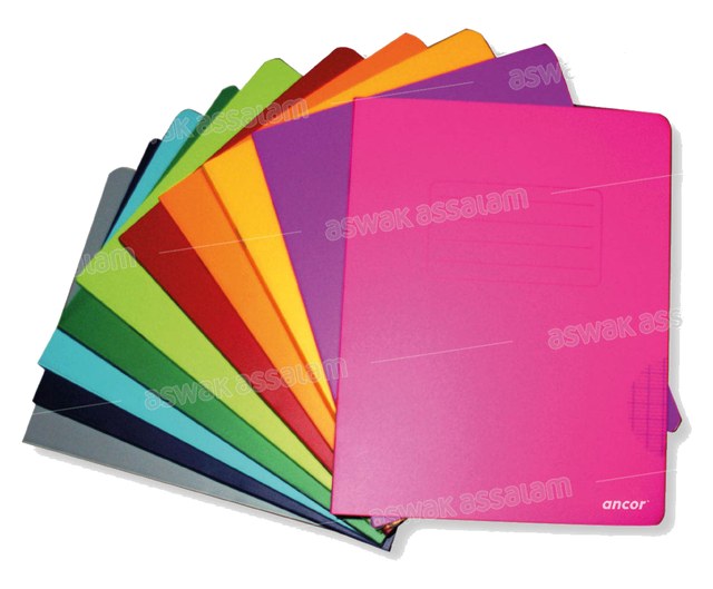 CAHIER PIQUE 17*22CM 96 PAGES 90G COUVERTURE POLYPROPYLENE TRENDY ANCOR