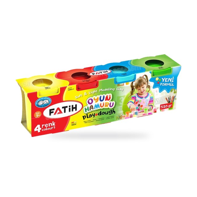 COFFRET DE 4 MINI POTS DE PATE A MODELER FATIH