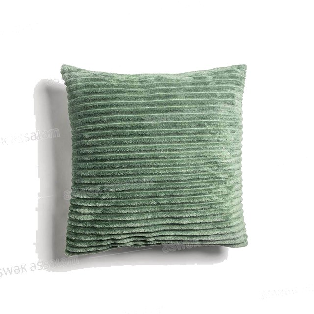 COUSSIN VELOURS RELIEF – VERT 50*50CM