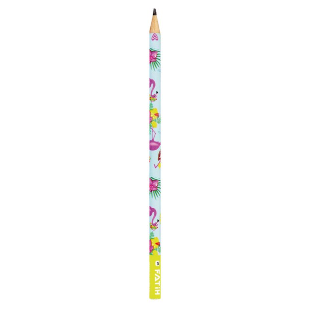 CRAYON NOIR HB MOTIF FLAMINGO FATIH