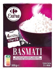 Riz parfumé Basmati Carrefour 500g x 4